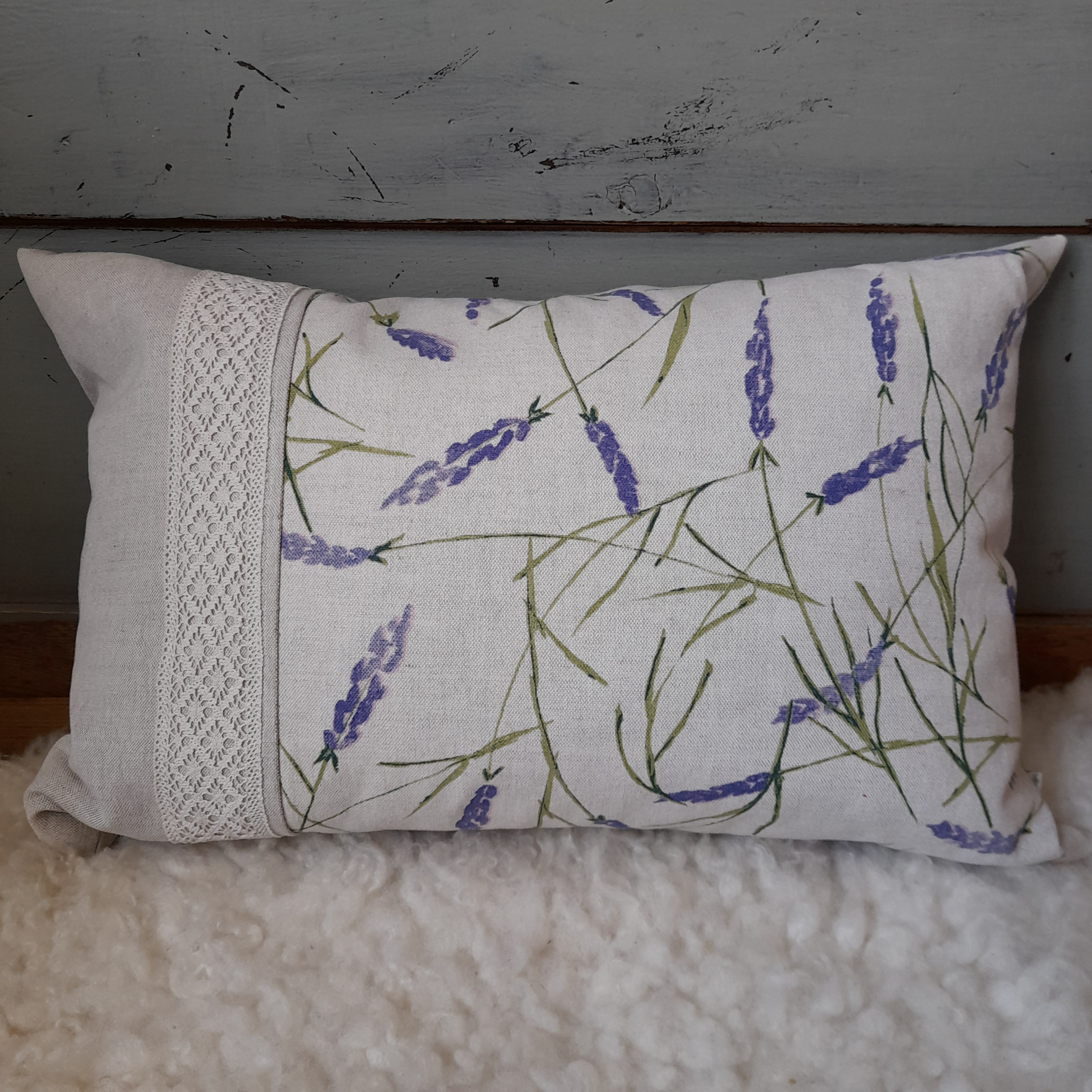 Kudde med lavendel